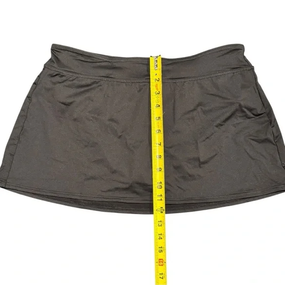 Land’s End Tankini and Swim Skirt Size 12 Black - Picture 11 of 16